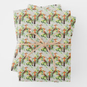 Exotic Birds On Lace Geschenkpapier Set (Beispiel)