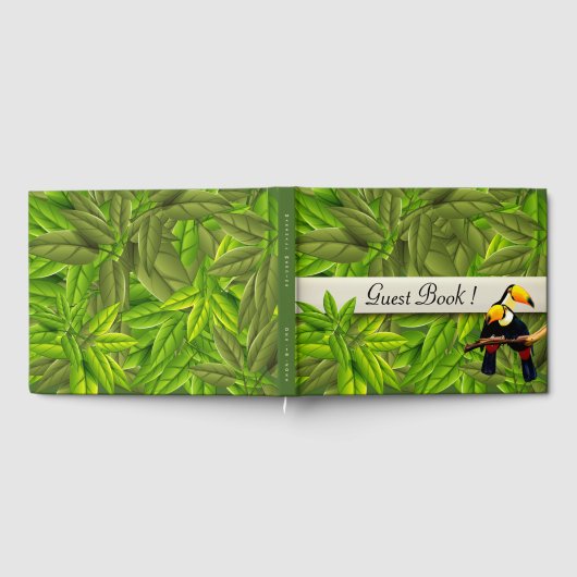 Exotic Birds Personalisiert Gästebuch (Voll)