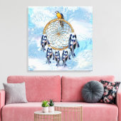 Exotic Blue Dream Catcher Decke Leinwanddruck (Insitu (Wohnzimmer))