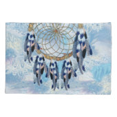 Exotic Blue Dream Catcher Kissenbezug (Rückseite-Links)