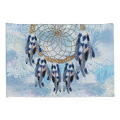 Exotic Blue Dream Catcher Kissenbezug (Rückseite-Rechts)