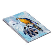 Exotic Blue Dream Catcher Notizblock (Rechte Seite)