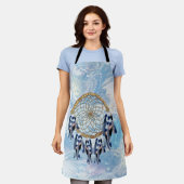 Exotic Blue Dream Catcher Schürze (Getragen)