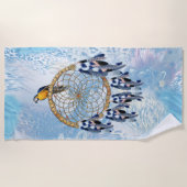 Exotic Blue Dream Catcher Strandtuch (Vorderseite)