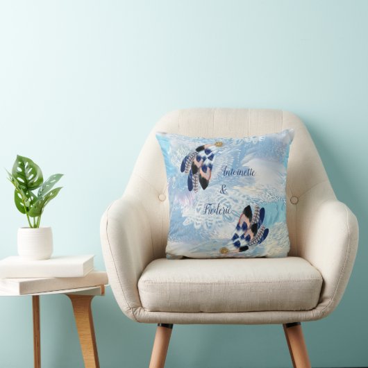 Exotic Blue Dream Catcher Wohngestaltung Kissen (Stuhl )