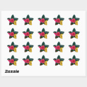 Exotic Blume Digital Graphic Aufkleber (Blatt)