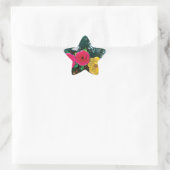 Exotic Blume Digital Graphic Aufkleber (Tasche)
