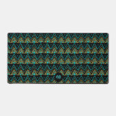 Exotic Boho Tribal Mountain Muster Desk Mat Schreibtischunterlage (Vorderseite)