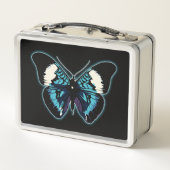 Exotic Butterfly Metall Brotdose (Rückseite)