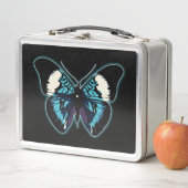 Exotic Butterfly Metall Brotdose (Beispiel)