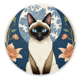 Exotic Cat #1 Keramik Pull Keramikknauf