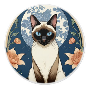 Exotic Cat #1 Keramik Pull Keramikknauf