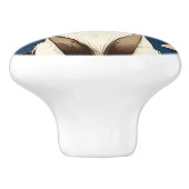 Exotic Cat #1 Keramik Pull Keramikknauf (Seitenansicht)