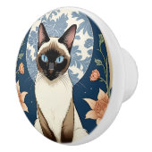 Exotic Cat #1 Keramik Pull Keramikknauf (Rechts)