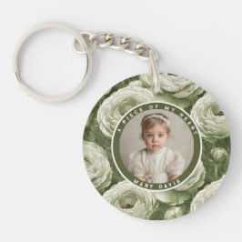 Exotic Christmas Gifts For Men Custom Ranunculus Schlüsselanhänger