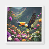 "Exotic Color Burst" Magnet (Vorne)