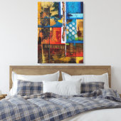 Exotic Colors Leinwanddruck (Insitu (Schlafzimmer))