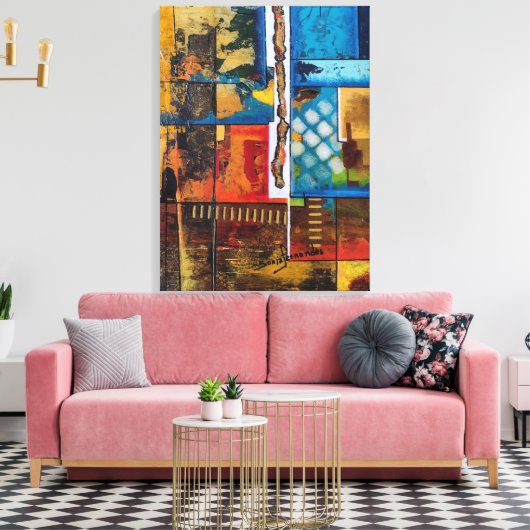 Exotic Colors Leinwanddruck (Insitu (Wohnzimmer))