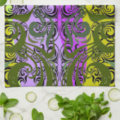 Exotic Damask Handtuch (Gefaltet)