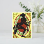 Exotic Dancer Postkarte (Stehend Vorderseite)