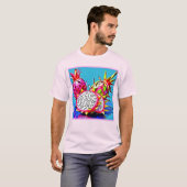 Exotic Dragon Fruit Art T-Shirt (Vorne ganz)