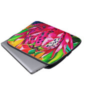 Exotic Dragon Fruit Bloom Laptopschutzhülle (Vorne Knopf)