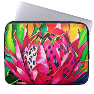 Exotic Dragon Fruit Bloom Laptopschutzhülle