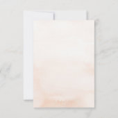 Exotic Elegant Boho Floral Thank You Dankeskarte (Rückseite)