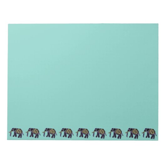 Exotic Elephant Notizblock (Vorderseite)