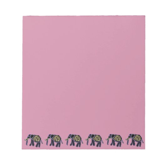 Exotic Elephant Notizblock (Vorderseite)