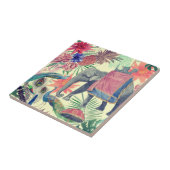 Exotic Elephant Peacock Hübsch Fliese (Seite)