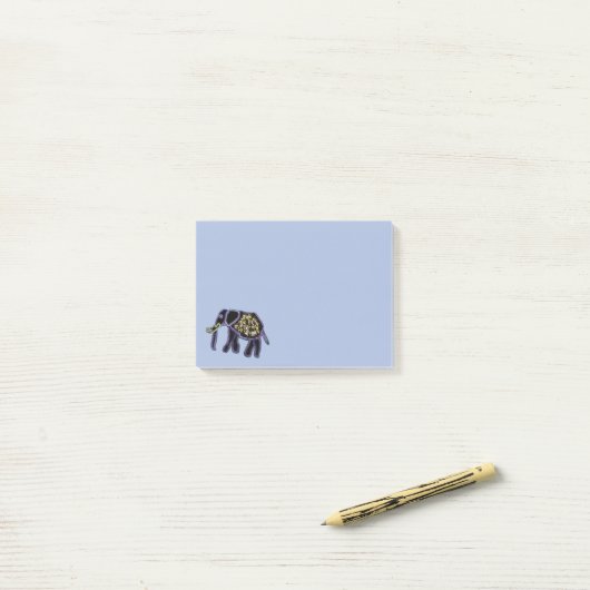Exotic Elephant Post-it Klebezettel (Auf Schreibtisch)