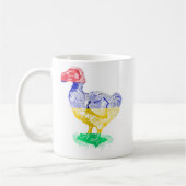Exotic Extinct Dodo Bird Illustration Mauritius Kaffeetasse (Links)