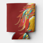 Exotic Feathers Red Dosenkühler (Vorderseite)