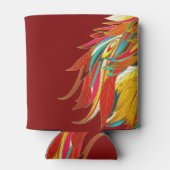 Exotic Feathers Red Dosenkühler (Rückseite)