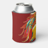 Exotic Feathers Red Dosenkühler (Kanne Rückseite)