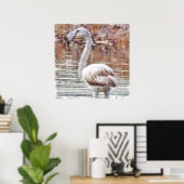 Exotic Flamingo Poster (Heimbüro)