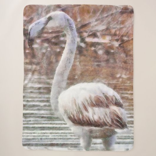 Exotic Flamingo Sherpadecke (Vorderseite)