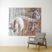 Exotic Flamingo Wandteppich (Beispiel (Horizontal))