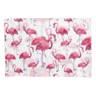 Exotic Flamingo Wassercolor Bird Kissenbezug