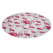 Exotic Flamingo Wassercolor Bird Schneidebrett (Ecke)