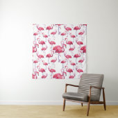 Exotic Flamingo Wassercolor Bird Wandteppich (Beispiel)