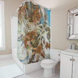 Exotic Floral Duschvorhang