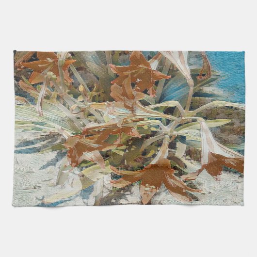 Exotic Floral Geschirrtuch (Horizontal)