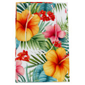 Exotic Floral Hawaiian Mittlere Geschenktüte (Vorderseite)