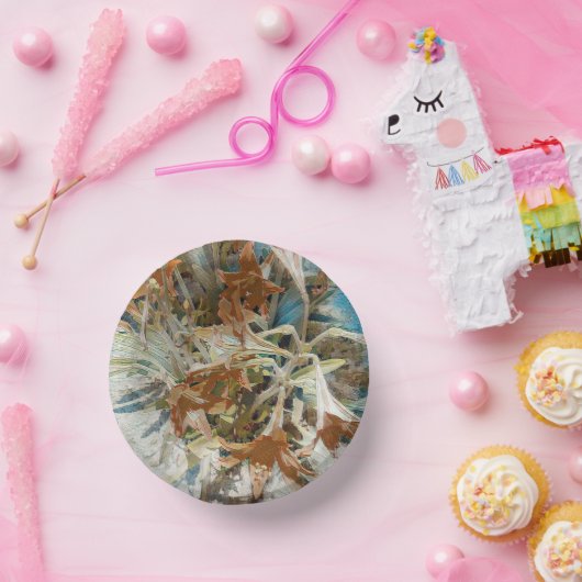 Exotic Floral Pappteller (Party)