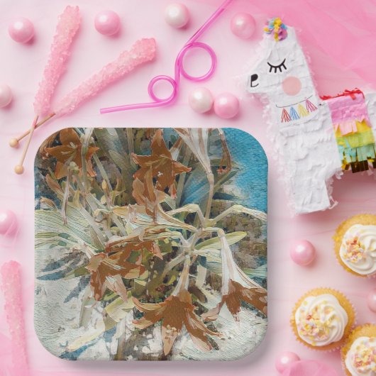 Exotic Floral Pappteller (Party)