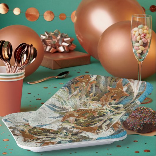 Exotic Floral Pappteller (Multi)