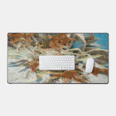 Exotic Floral Schreibtischunterlage (Tastatur & Maus)