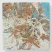 Exotic Floral Steinuntersetzer (Vorderseite)